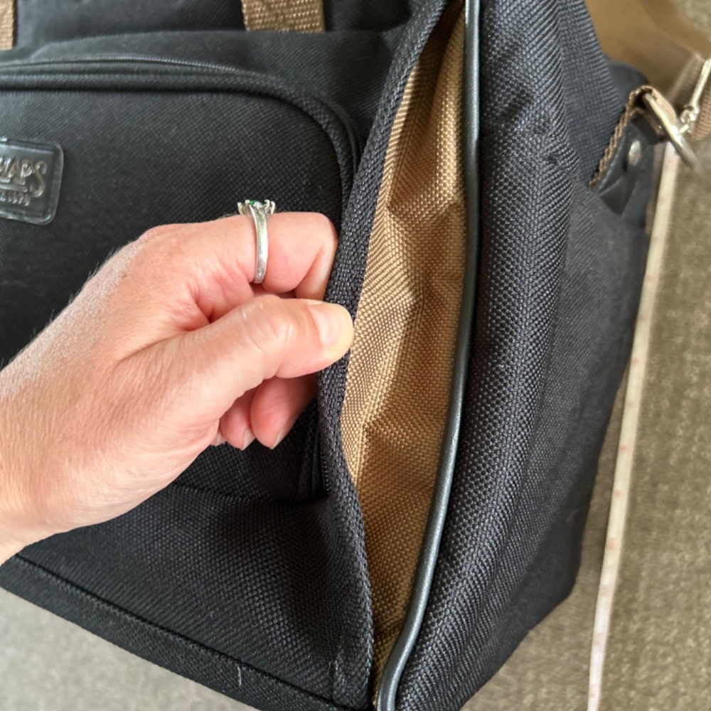 🌻NWT!! Chaps Carry On Deluxe Vacation Trip Satchel - Picture 5 of 13